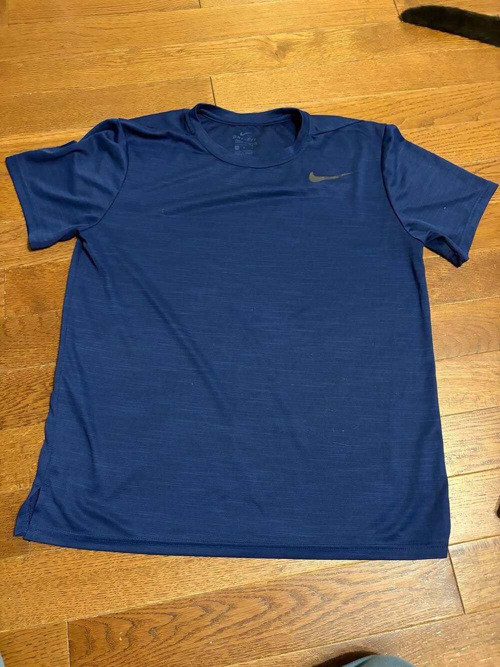 Nike Dri-Fit Superset Training T-Shirt Size M Blue Heathered